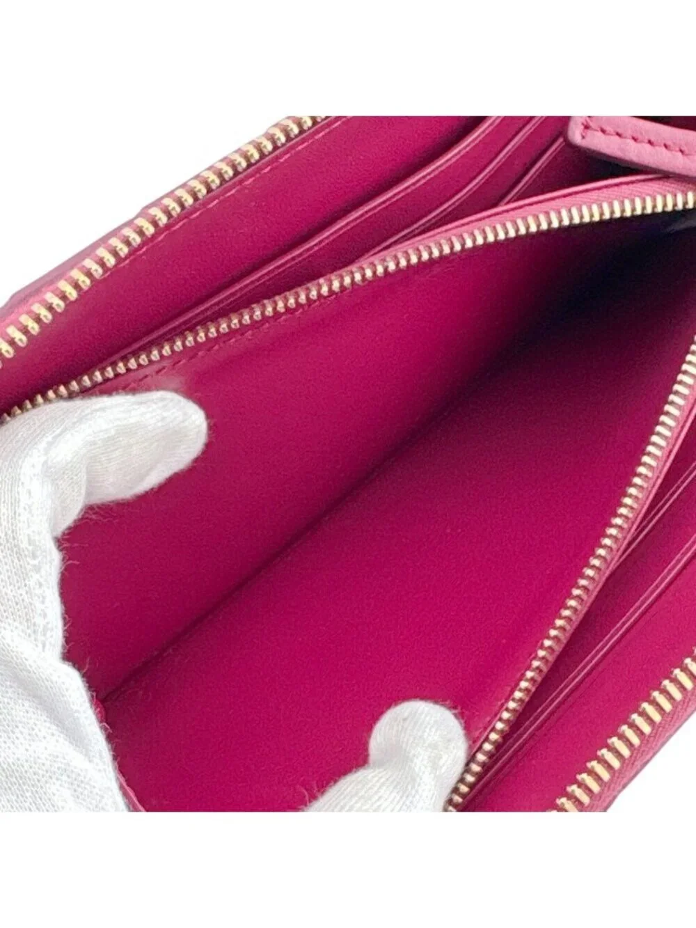 Bottega Veneta Round Zip Wallet Long Maxi Intrecht